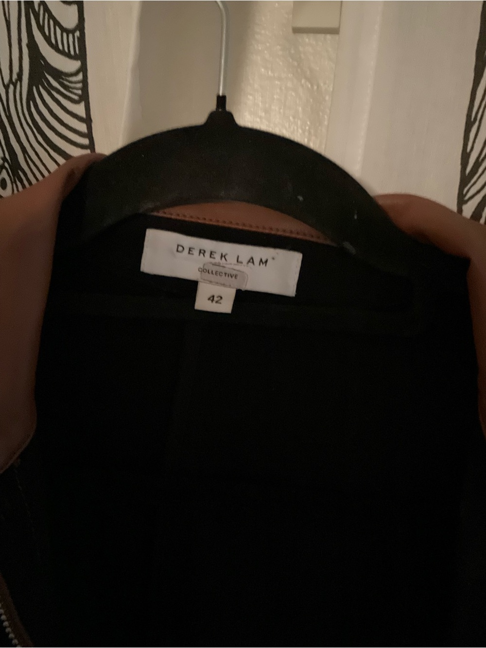 Derek Lam Black Zip-Front Jacket